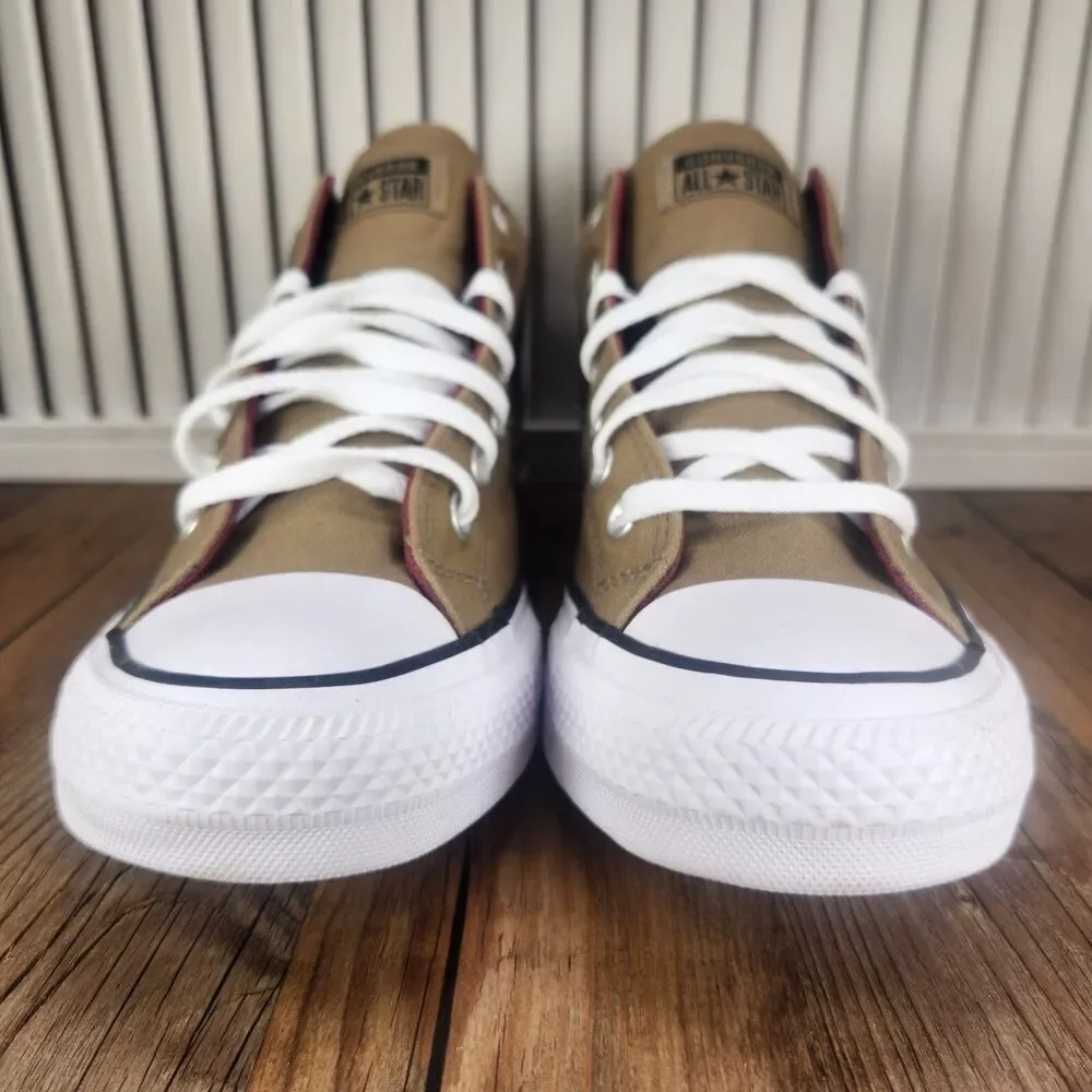 Converse CTAS Malden Street Mid Mens Size 11 Roasted Cherry Canvas Sneaker Shoes